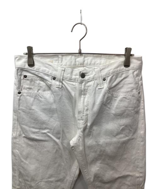 BIG JOHN（ビッグジョン）BIG JOHN (ビッグジョン) ホワイトデニムパンツ ホワイト サイズ:W32　L34の古着・服飾アイテム
