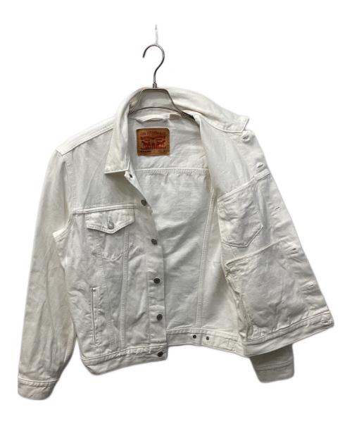LEVI'S（リーバイス）LEVI'S (リーバイス) ホワイトデニムトラッカージャケット ホワイト サイズ:Sの古着・服飾アイテム