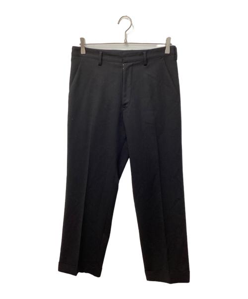 YOHJI YAMAMOTO（ヨウジヤマモト）YOHJI YAMAMOTO (ヨウジヤマモト) ウールシアーパンツ ブラック サイズ:2の古着・服飾アイテム