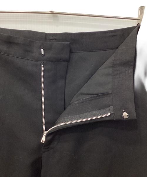 YOHJI YAMAMOTO（ヨウジヤマモト）YOHJI YAMAMOTO (ヨウジヤマモト) ウールシアーパンツ ブラック サイズ:2の古着・服飾アイテム