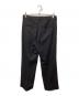 YOHJI YAMAMOTO (ヨウジヤマモト) ウールシアーパンツ ブラック サイズ:2：12000円