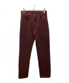 LEVI'S（リーバイス）の古着「501 後染デニムパンツ」｜レッド
