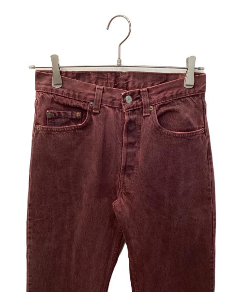 LEVI'S（リーバイス）LEVI'S (リーバイス) 501 後染デニムパンツ レッド サイズ: 29×32の古着・服飾アイテム