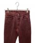 LEVI'S (リーバイス) 501 後染デニムパンツ レッド サイズ: 29×32：9000円