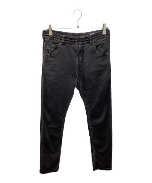 DIESEL（ディーゼル）DIESEL (ディーゼル) デニムジョグパンツ ブラック サイズ:W25の古着・服飾アイテム