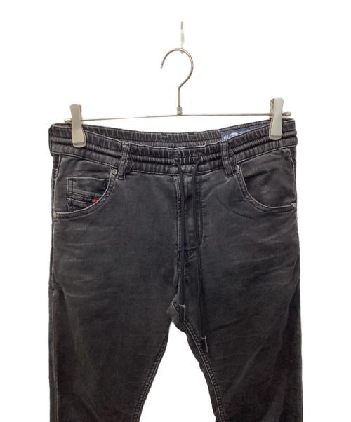 DIESEL（ディーゼル）DIESEL (ディーゼル) デニムジョグパンツ ブラック サイズ:W25の古着・服飾アイテム