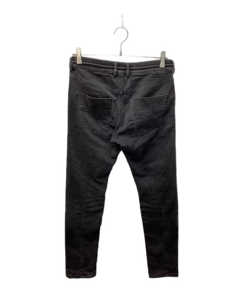 DIESEL（ディーゼル）DIESEL (ディーゼル) デニムジョグパンツ ブラック サイズ:W25の古着・服飾アイテム