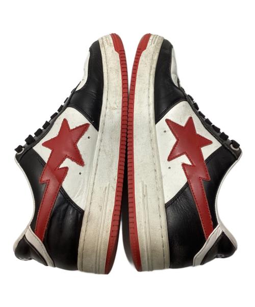 BAPE BY A BATHING APE（ベイプバイアベイシングエイプ）BAPE BY A BATHING APE (ベイプバイアベイシングエイプ) BAPE STA LOW / BAPESTA スニーカー（ベイプスターロウ） ホワイト×ブラック サイズ:US9の古着・服飾アイテム