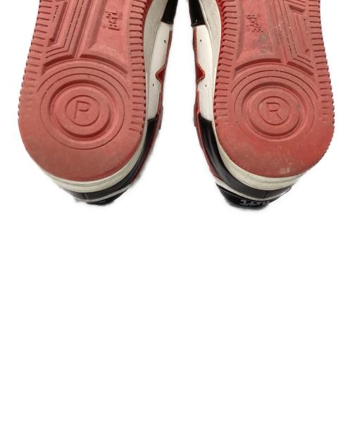 BAPE BY A BATHING APE（ベイプバイアベイシングエイプ）BAPE BY A BATHING APE (ベイプバイアベイシングエイプ) BAPE STA LOW / BAPESTA スニーカー（ベイプスターロウ） ホワイト×ブラック サイズ:US9の古着・服飾アイテム