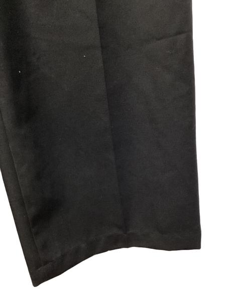 sairenssei（サイレンセイ）sairenssei (サイレンセイ) DOUBLE-BELT-LOOP STRAIGHT-LEG TROUSERS（ダブルベルトループストレートレッグトラウザー） ブラック サイズ:Mの古着・服飾アイテム