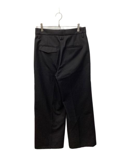 sairenssei（サイレンセイ）sairenssei (サイレンセイ) DOUBLE-BELT-LOOP STRAIGHT-LEG TROUSERS（ダブルベルトループストレートレッグトラウザー） ブラック サイズ:Mの古着・服飾アイテム