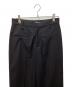 sairenssei (サイレンセイ) DOUBLE-BELT-LOOP STRAIGHT-LEG TROUSERS ブラック サイズ:M：13000円
