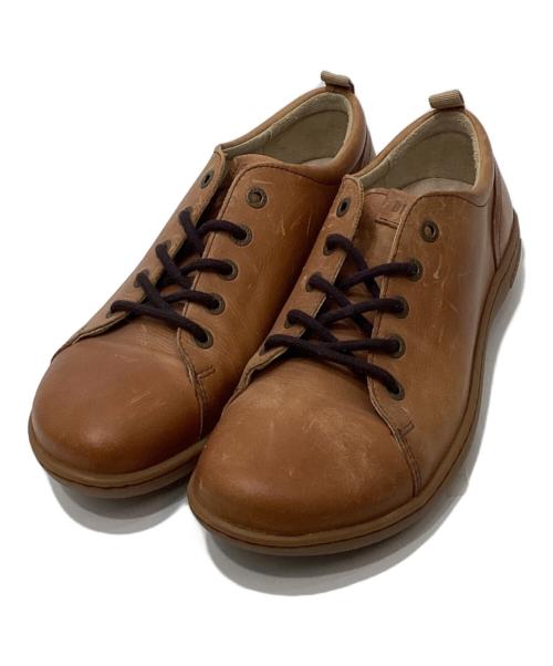 BIRKENSTOCK（ビルケンシュトック）BIRKENSTOCK (ビルケンシュトック) ALBANY レザースニーカー（アルバニー） ブラウン サイズ:39の古着・服飾アイテム
