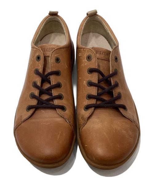 BIRKENSTOCK（ビルケンシュトック）BIRKENSTOCK (ビルケンシュトック) ALBANY レザースニーカー（アルバニー） ブラウン サイズ:39の古着・服飾アイテム