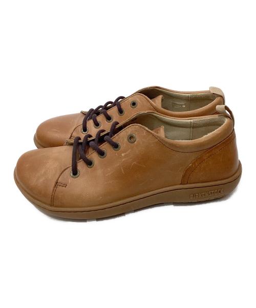 BIRKENSTOCK（ビルケンシュトック）BIRKENSTOCK (ビルケンシュトック) ALBANY レザースニーカー（アルバニー） ブラウン サイズ:39の古着・服飾アイテム