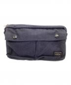 PORTERポーター）の古着「WAIST BAG」｜インディゴ