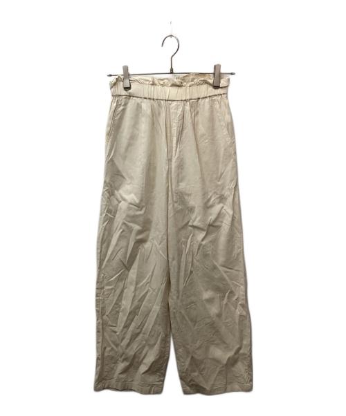 JOURNAL STANDARD（ジャーナルスタンダード）JOURNAL STANDARD (ジャーナルスタンダード) ウォッシャブルコットンリネンVIS ストレートパンツ アイボリー サイズ:36の古着・服飾アイテム