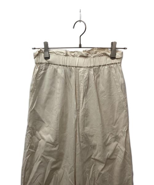 JOURNAL STANDARD（ジャーナルスタンダード）JOURNAL STANDARD (ジャーナルスタンダード) ウォッシャブルコットンリネンVIS ストレートパンツ アイボリー サイズ:36の古着・服飾アイテム