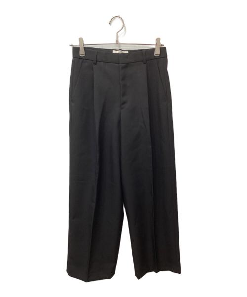 OHOTORO（オオトロ）OHOTORO (オオトロ) タックスラックス ブラック サイズ:Mの古着・服飾アイテム