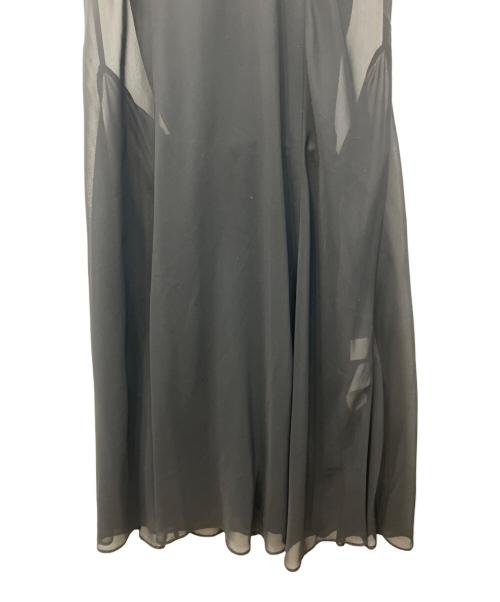 Ameri（アメリ）AMERI (アメリ) MEDI 2WAY ATTRACT LAYERED SHEER DRESS/メディ2ウェイアトラクトレイヤードシアードレス ブラック サイズ:Sの古着・服飾アイテム