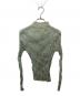 ISSEY MIYAKE FETE (イッセイミヤケフェット) シフォンツイストプリーツカットソー 黄緑 サイズ:02：12000円