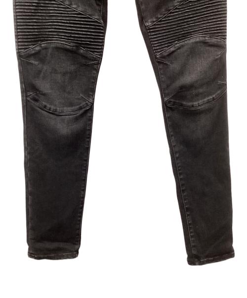 ARMANI EXCHANGE（アルマーニ エクスチェンジ）ARMANI EXCHANGE (アルマーニ エクスチェンジ) スキニーバイカーデニムパンツ ブラック サイズ:W30の古着・服飾アイテム