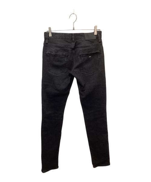 ARMANI EXCHANGE（アルマーニ エクスチェンジ）ARMANI EXCHANGE (アルマーニ エクスチェンジ) スキニーバイカーデニムパンツ ブラック サイズ:W30の古着・服飾アイテム