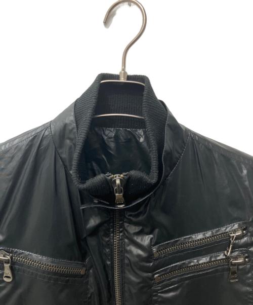 DOLCE & GABBANA（ドルチェ＆ガッバーナ）DOLCE & GABBANA (ドルチェ＆ガッバーナ) スタンドカラーナイロンブルゾン ブラック サイズ:46の古着・服飾アイテム