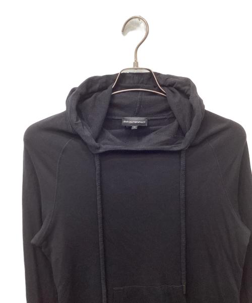 EMPORIO ARMANI（エンポリオ アルマーニ）EMPORIO ARMANI (エンポリオ アルマーニ) コットンパーカー ブラック サイズ:Mの古着・服飾アイテム