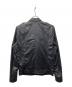 DIESEL (ディーゼル) スタッズナイロンライダースジャケット ネイビー サイズ:M：7000円