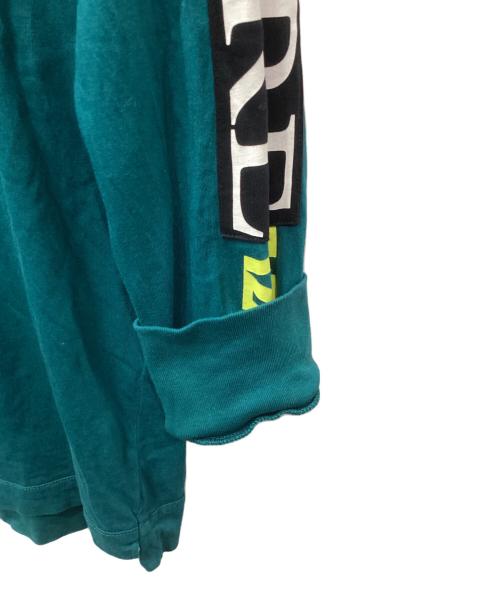 DIESEL（ディーゼル）DIESEL (ディーゼル) グラフィックプリントフーディー グリーン サイズ:Sの古着・服飾アイテム