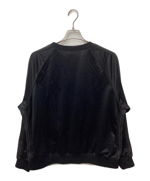 Needles（ニードルズ）Needles (ニードルズ) STUDIOUS (ステュディオス) 別注 Track L/S Crew Nack（トラックロングスリーブクルー） ブラック サイズ:Lの古着・服飾アイテム