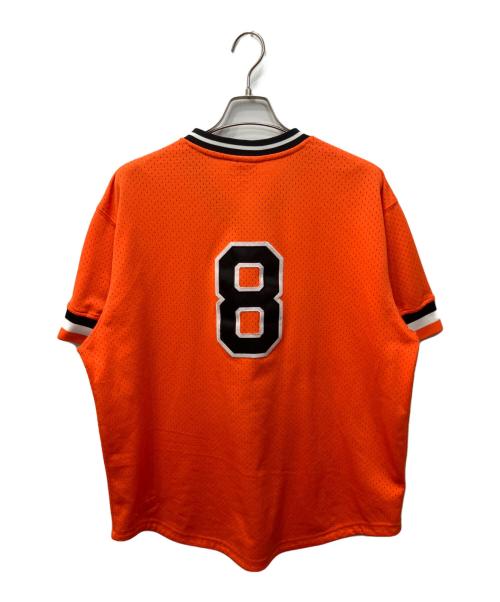 MITCHELL & NESS（ミッチェルアンドネス）MITCHELL & NESS (ミッチェルアンドネス) Baltimore Orioles/ボルチモアオリオールズゲームシャツ オレンジ サイズ:48の古着・服飾アイテム
