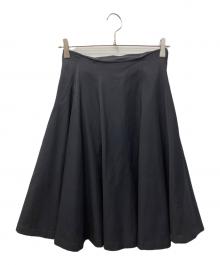 tricot COMME des GARCONS（トリココムデギャルソン）の古着「アシンメトリーフレアスカート」｜ネイビー