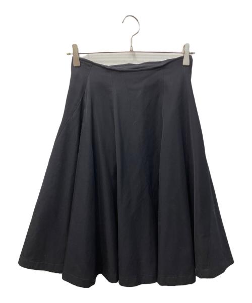 tricot COMME des GARCONS（トリココムデギャルソン）tricot COMME des GARCONS (トリココムデギャルソン) アシンメトリーフレアスカート ネイビー サイズ:Mの古着・服飾アイテム
