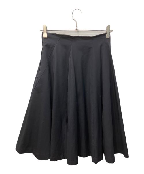 tricot COMME des GARCONS（トリココムデギャルソン）tricot COMME des GARCONS (トリココムデギャルソン) アシンメトリーフレアスカート ネイビー サイズ:Mの古着・服飾アイテム