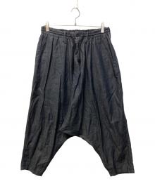 Yohji Yamamoto pour homme（ヨウジヤマモト プールオム）の古着「Cotton Salsa Elastic Pants/コットンサルサエラスティックパンツ」｜ネイビー