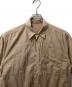 AURALEE (オーラリー) Washed FINX TWILL BIG Half sleeved（ウォッシュドフィンクスツイルビッグハーフスリーブド）シャツ ブラウン サイズ:3：16000円