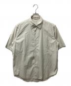 AURALEEオーラリー）の古着「WASHED FINX TWILL（ウォッシュフィンクスツイル） シャツ」｜グレー