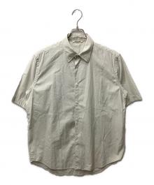 AURALEE（オーラリー）の古着「WASHED FINX TWILL（ウォッシュフィンクスツイル） シャツ」｜グレー