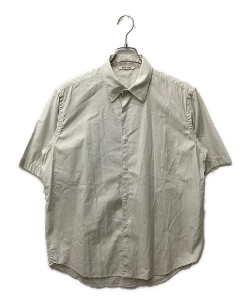 AURALEE（オーラリー）AURALEE (オーラリー) WASHED FINX TWILL（ウォッシュフィンクスツイル） シャツ グレー サイズ:3の古着・服飾アイテム