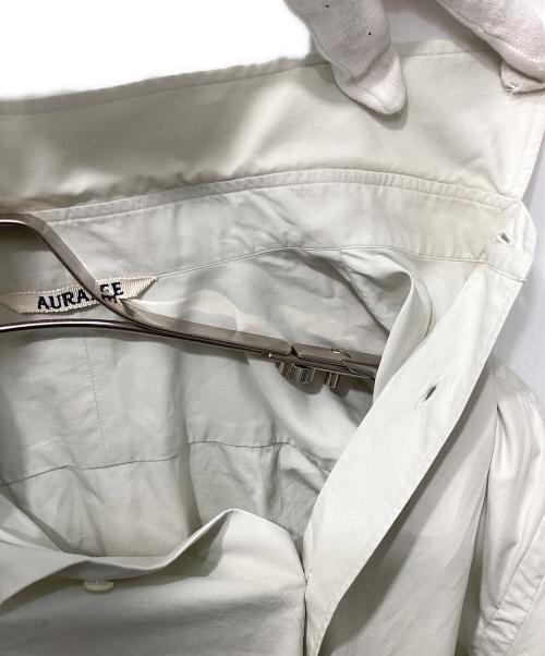 AURALEE（オーラリー）AURALEE (オーラリー) WASHED FINX TWILL（ウォッシュフィンクスツイル） シャツ グレー サイズ:3の古着・服飾アイテム