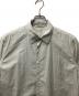 AURALEE (オーラリー) WASHED FINX TWILL（ウォッシュフィンクスツイル） シャツ グレー サイズ:3：13000円