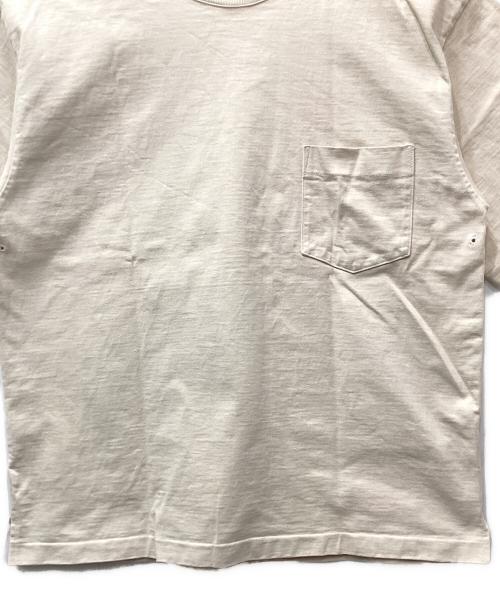AURALEE（オーラリー）AURALEE (オーラリー) STAND-UP TEE（スタンドアップティー） ベージュ サイズ:4の古着・服飾アイテム