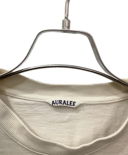 AURALEE（オーラリー）AURALEE (オーラリー) STAND-UP TEE（スタンドアップティー） ベージュ サイズ:4の古着・服飾アイテム