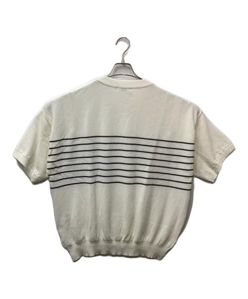 yashiki（ヤシキ）yashiki (ヤシキ) Funaato Knit（フナアトニット） ホワイト サイズ:1の古着・服飾アイテム
