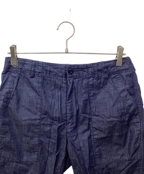 Engineered Garments（エンジニアド ガーメンツ）Engineered Garments (エンジニアド ガーメンツ) ベイカーハーフパンツ ブルー サイズ:XSの古着・服飾アイテム