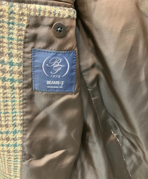 BEAMS F（ビームスエフ）BEAMS F (ビームスエフ) ウールシルクツイートジャケット ベージュ サイズ:44の古着・服飾アイテム