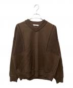 yashikiヤシキ）の古着「Ryoshu V neck Knit」｜ブラウン