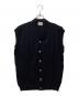 Unfolk（アンフォーク）の古着「Giza cotton vneck knit vest（ギザコットンブイネックニットベスト）」｜ネイビー